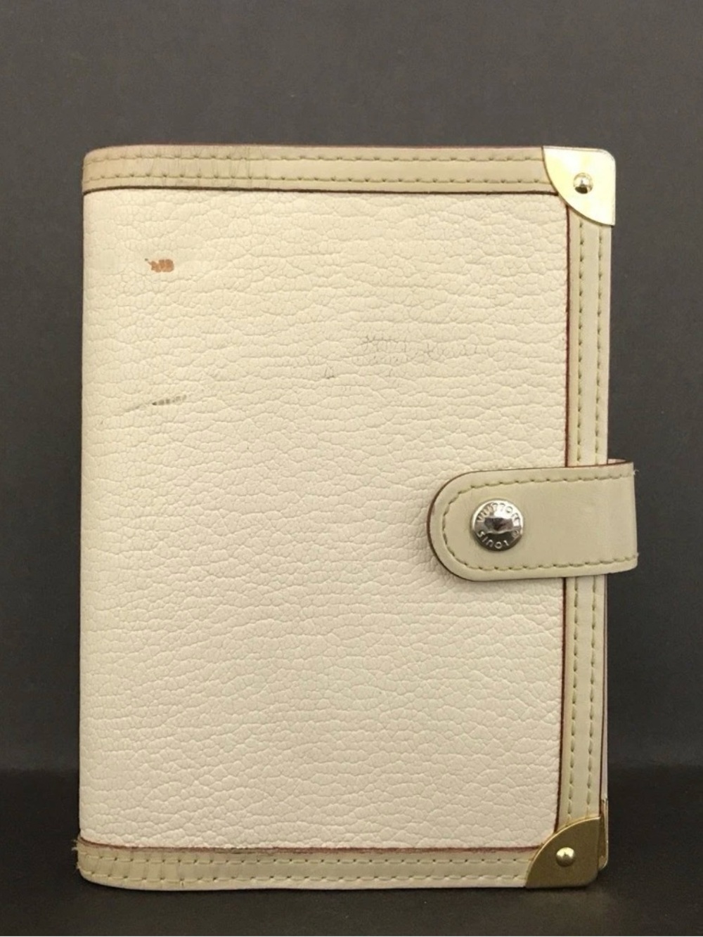 Louis Vuitton Suhali Agenda PM Leather Planner Notebook Cover